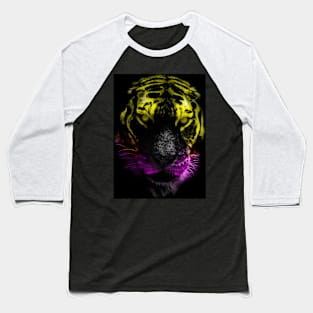 The Glowing Tiger Baseball T-Shirt